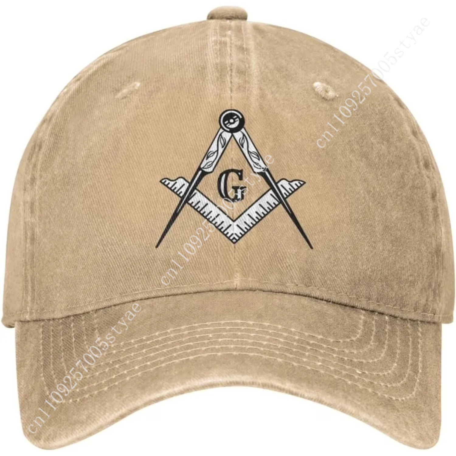 Dad Hat Cotton - Masonic Square and Compasses Baseball Cap