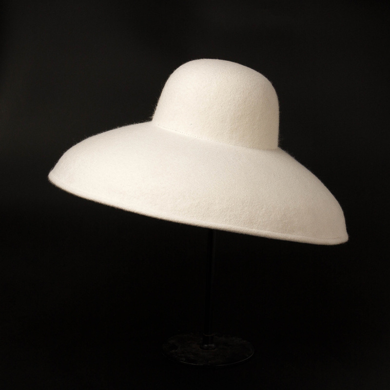 Classical Big Wide Brim Wool F - đánh giá và giá Fedora Hat Wool