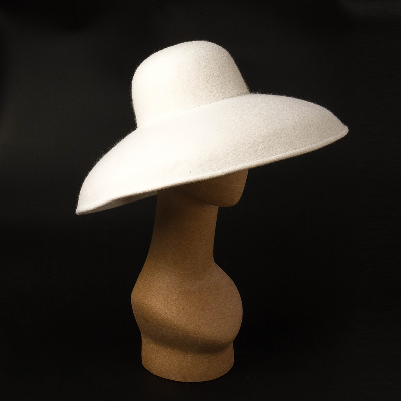 Classical Big Wide Brim Wool F - đánh giá và giá Fedora Hat Wool