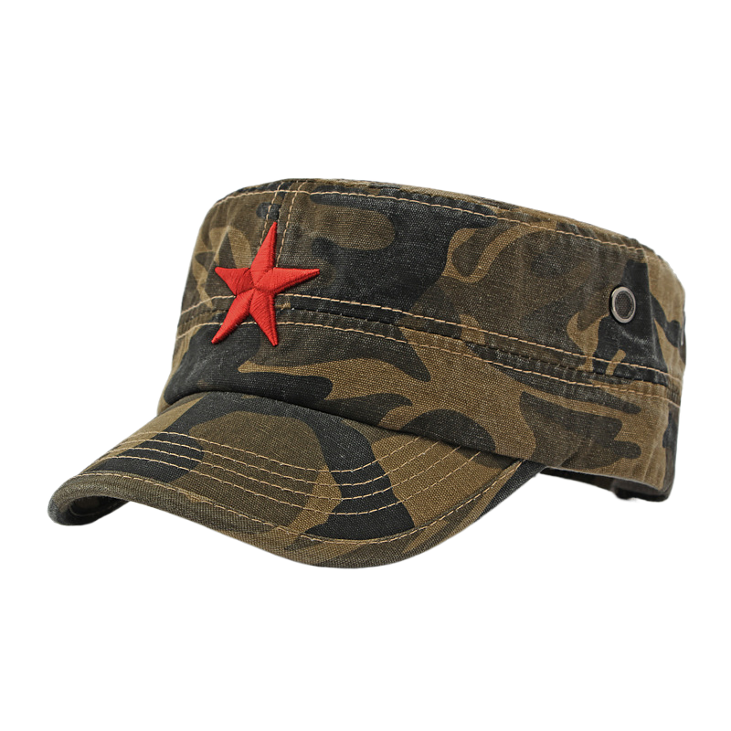 Men's Camouflage Flat Top Base - đánh giá và giá Dad Hat Cotton
