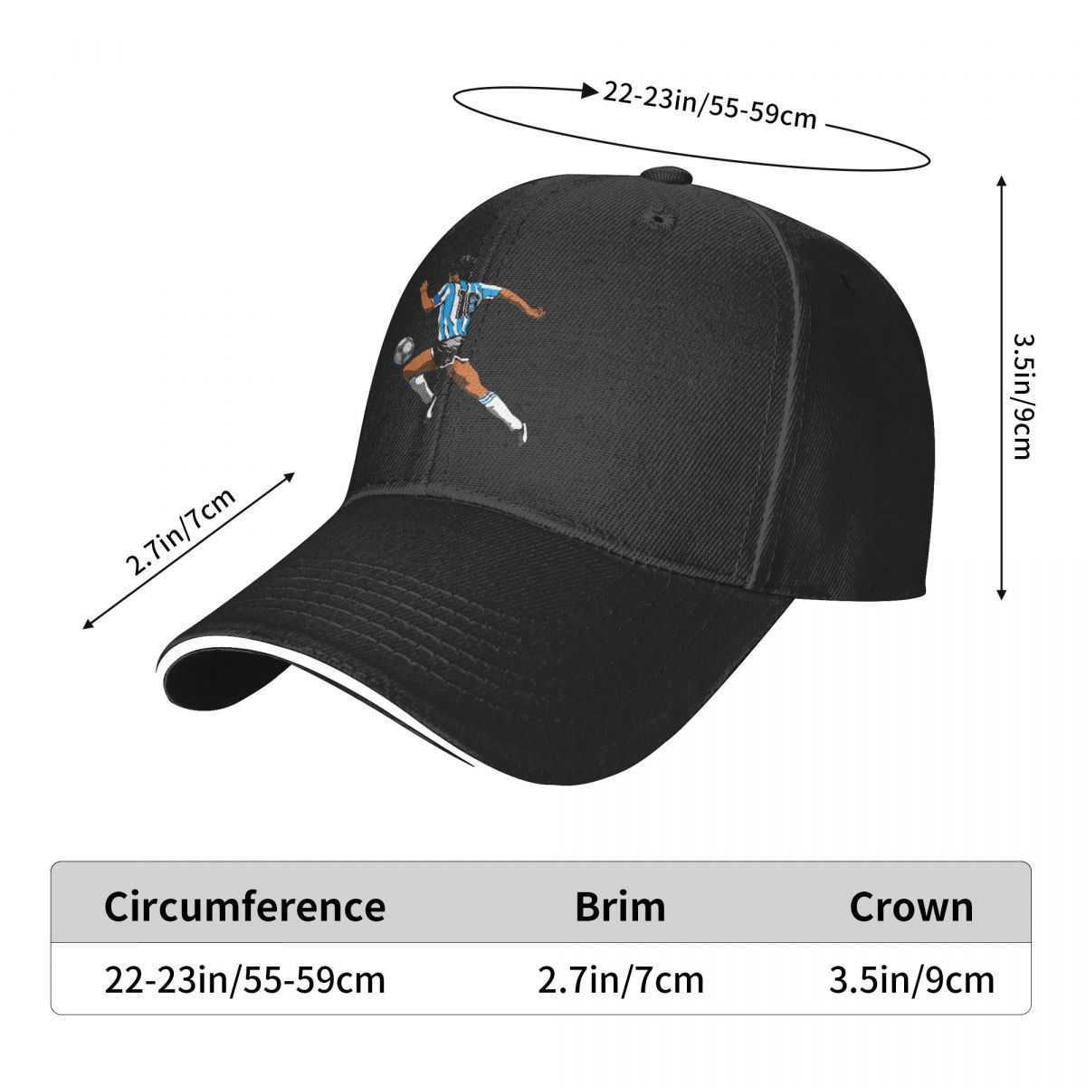 El Diego Argentina Washed Men' - đánh giá và giá Golf Cap Dad