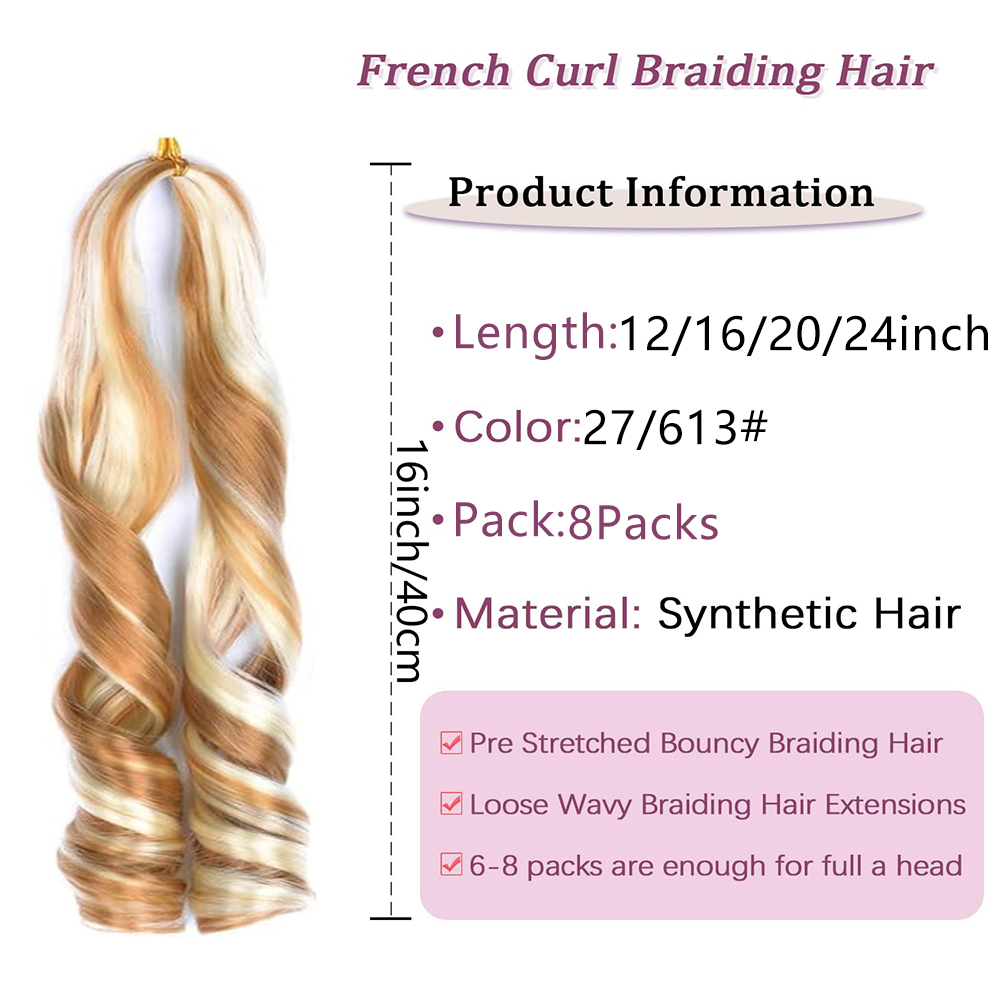 French Curly Braiding Hair 8 P - đánh giá và giá Beret French Wool