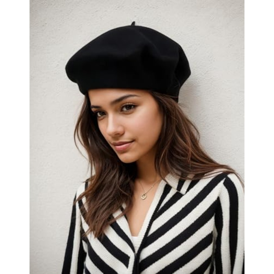 Women's ​​Beret Hats​​ - Frenc - đánh giá và giá Beret French Wool