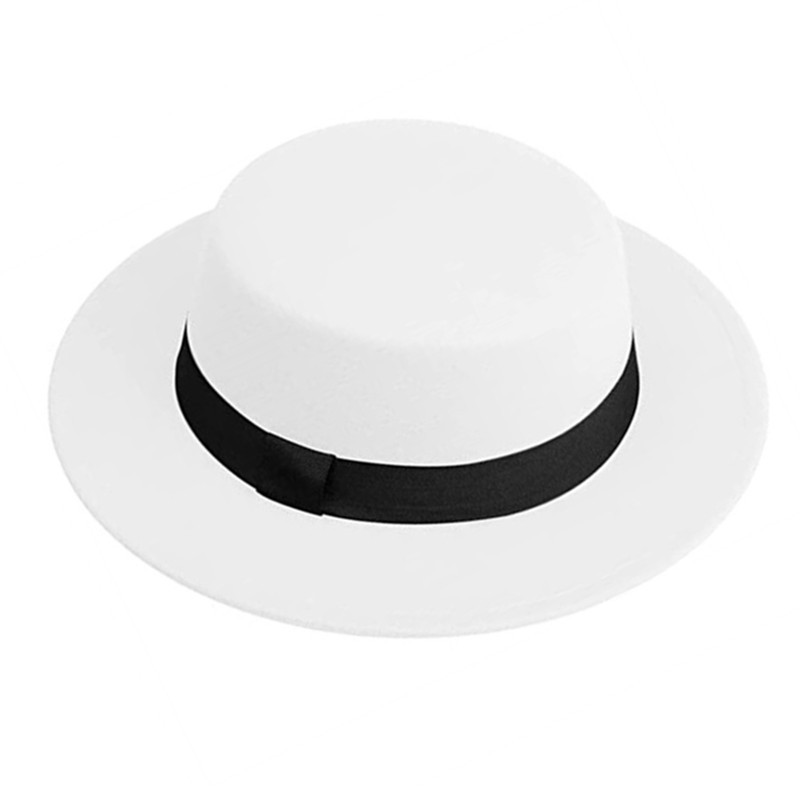 Men Women White Fedora Hat Fla - đánh giá và giá Fedora Hat Wool