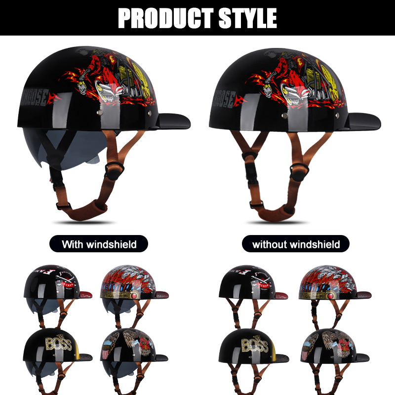 Baseball Cap Helmet Motorcycle - đánh giá và giá Baseball Cap Structured