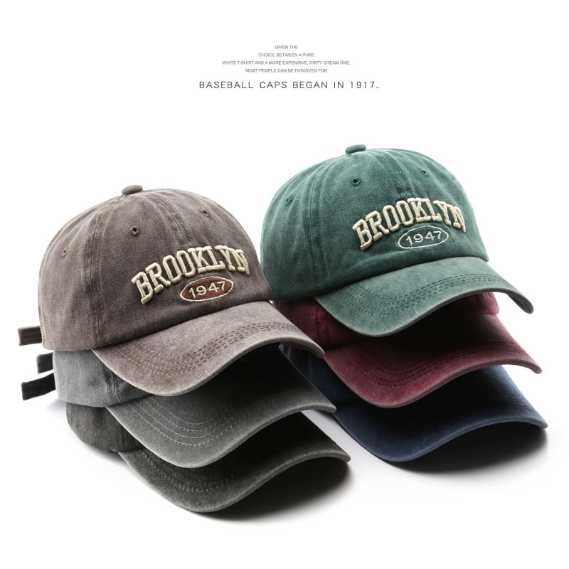 Retro brooklyn Letter Embroide - đánh giá và giá Baseball Cap Structured