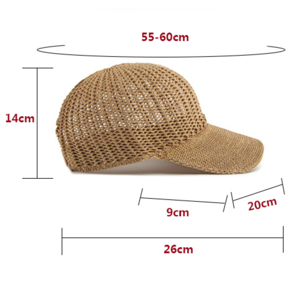 HT5086 Spring Summer Knitted B - đánh giá và giá Baseball Cap Structured
