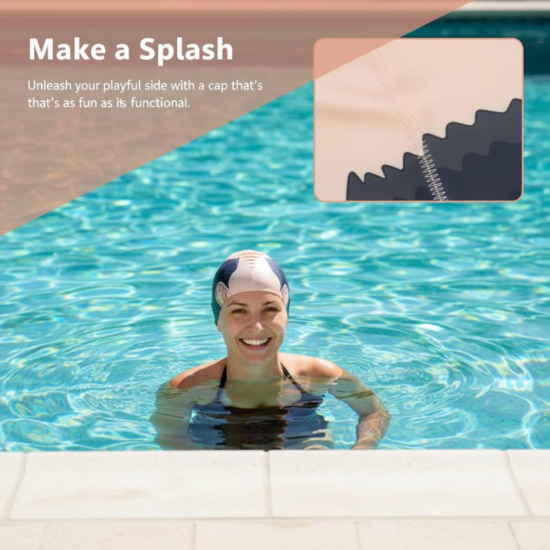 #@Funny Bald Head Swim Cap - M - đánh giá và giá Swim Hat Silicone