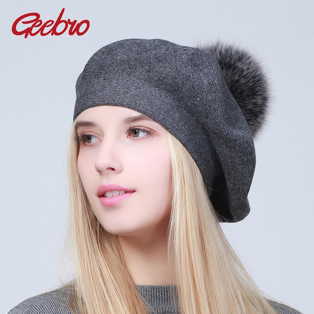 Geebro Women's Beret Hat Winte - đánh giá và giá Beret French Wool