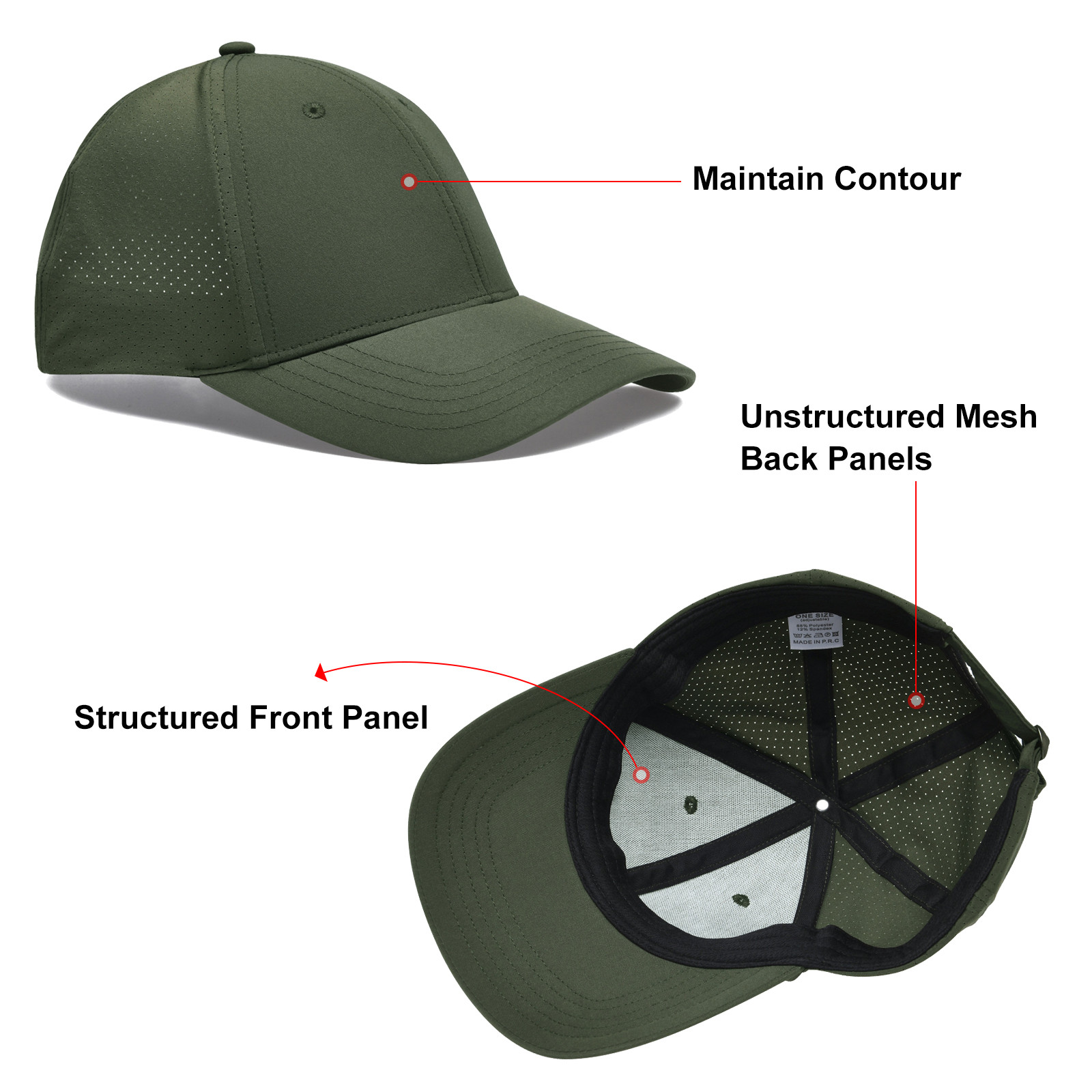 FUICUI Unisex Classic Mesh Adj - đánh giá và giá Golf Cap Dad