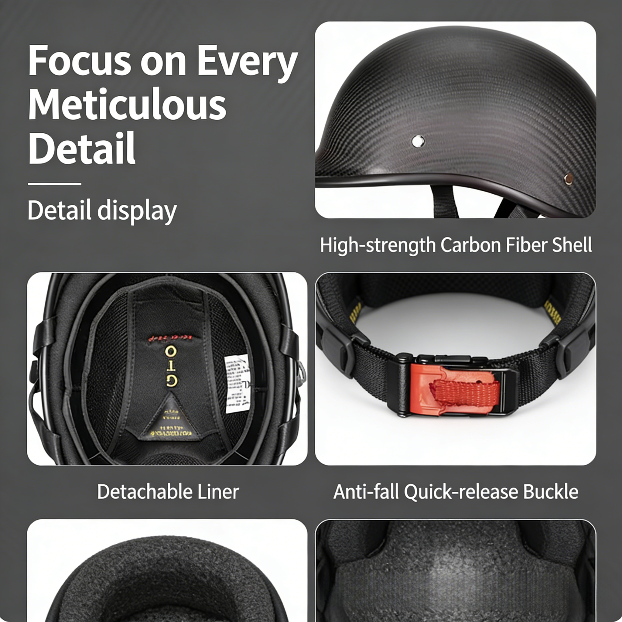 Lightweight Carbon Fiber Half  - đánh giá và giá Skull Cap Helmet Liner