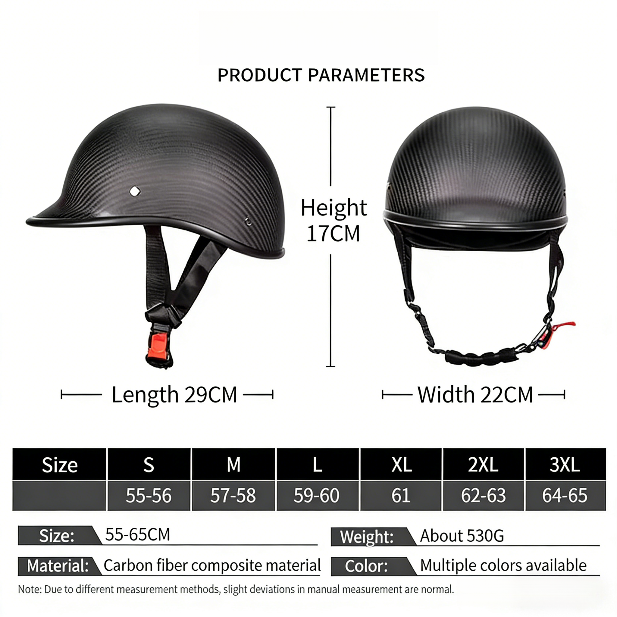 Lightweight Carbon Fiber Half  - đánh giá và giá Skull Cap Helmet Liner