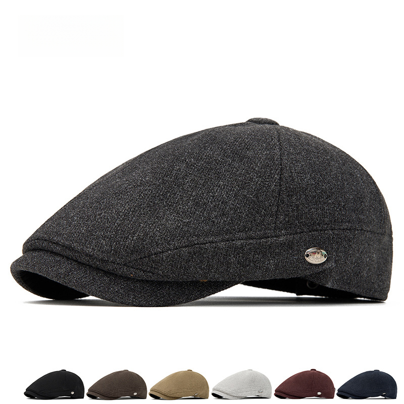 Men's Autumn Winter Wool Blend - đánh giá và giá Beret French Wool