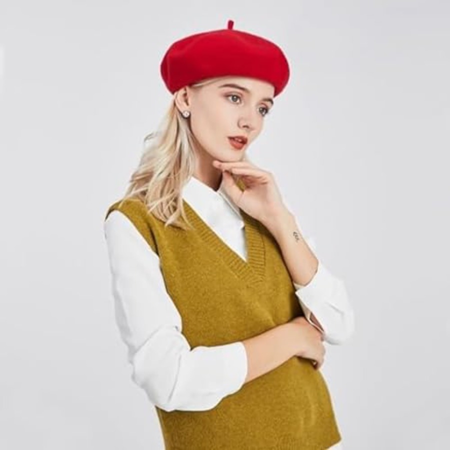 Women's Beret Hats Chic French - đánh giá và giá Beret French Wool