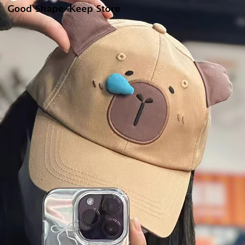 Capybara Embroidery Couple Bas - đánh giá và giá Golf Cap Dad