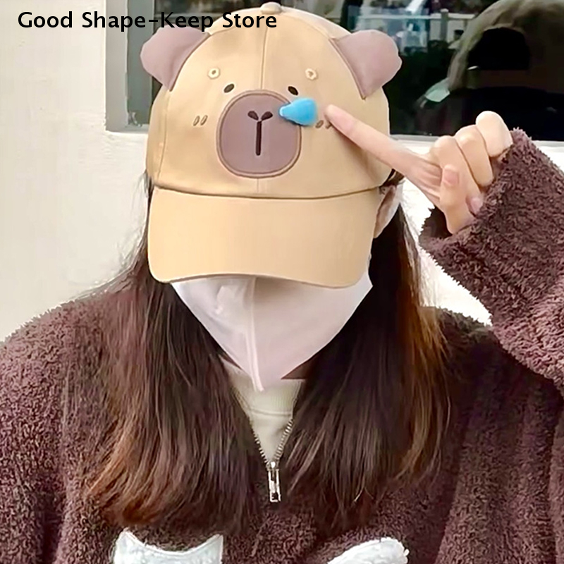 Capybara Embroidery Couple Bas - đánh giá và giá Golf Cap Dad