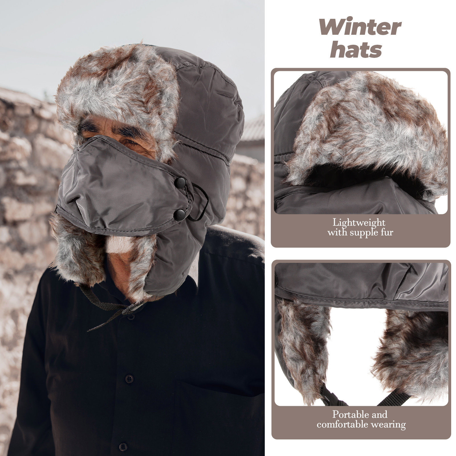 Men Women Winter Trapper Ski H - đánh giá và giá Trapper Hat Ear Flap