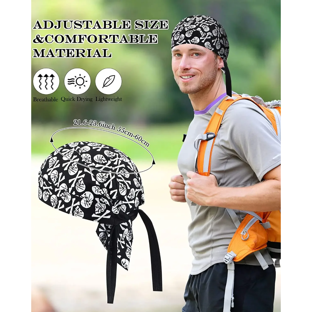 1pc Cycling Skull Pirate Cap H - đánh giá và giá Skull Cap Helmet Liner