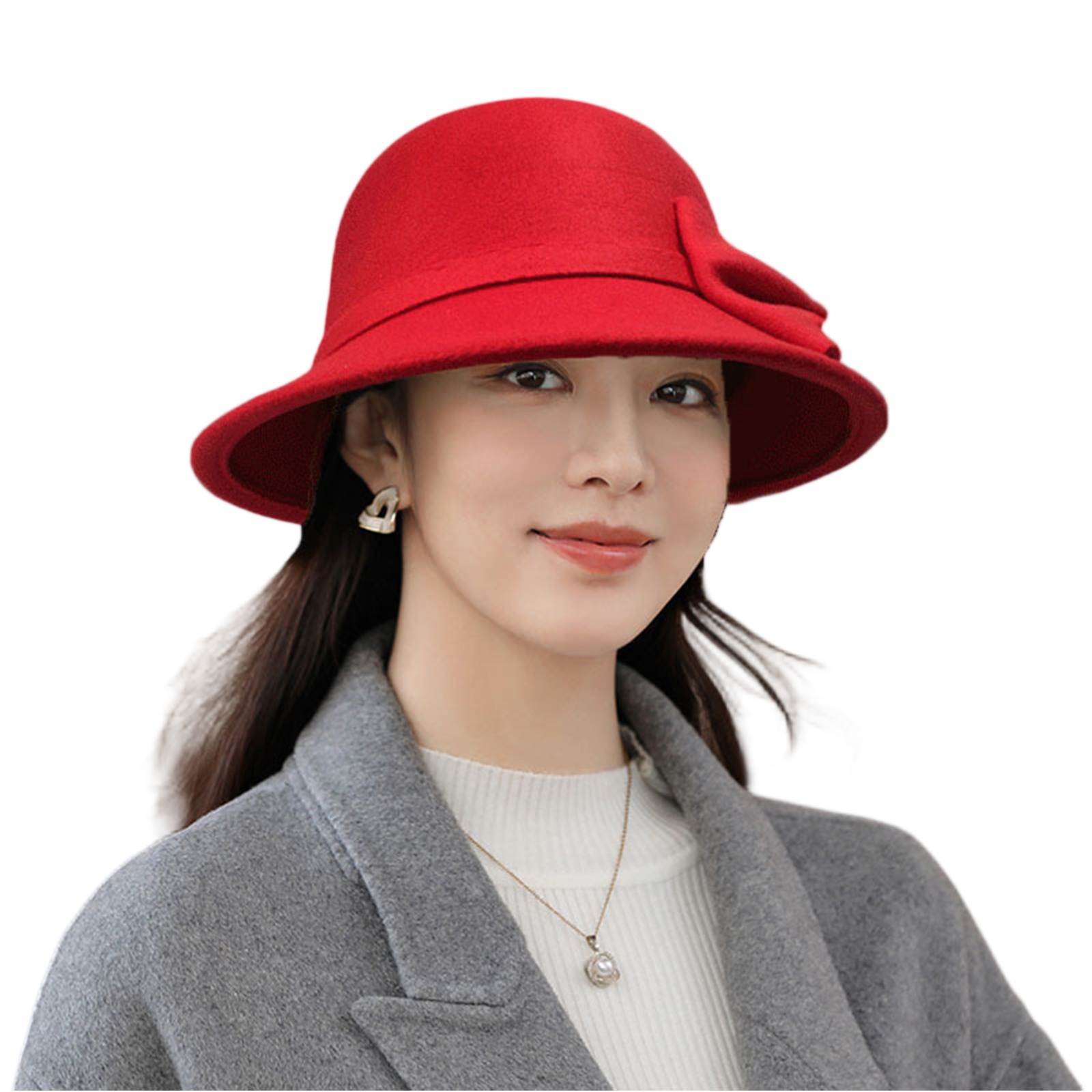 Wool Hat Trendy Bucket Hat Ver - đánh giá và giá Fedora Hat Wool